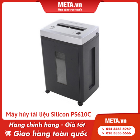 Máy hủy tài liệu Silicon PS610C