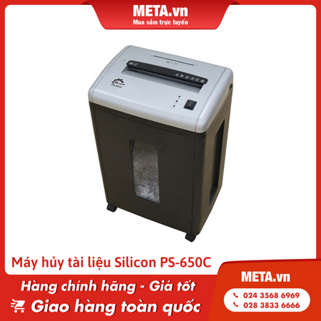 Máy hủy tài liệu Silicon PS-650C