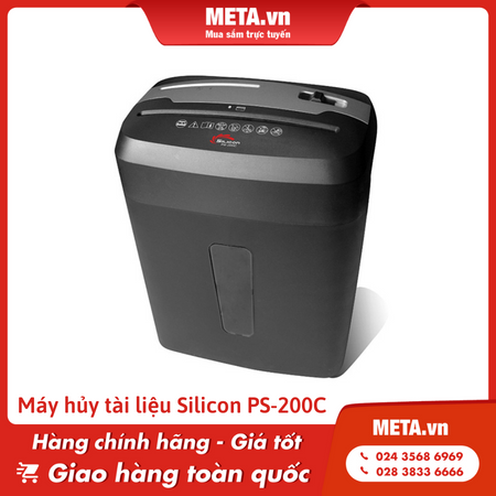 Máy hủy tài liệu Silicon PS-200C