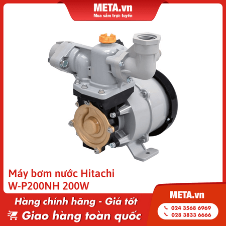 Máy bơm nước đẩy cao Hitachi W-P200NH 200W