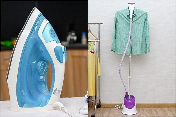 Nên mua bàn ủi hơi nước đứng hay cầm tay?