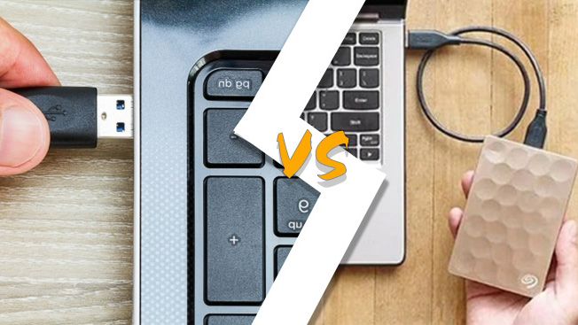 Nên mua ổ cứng ngoài hay USB