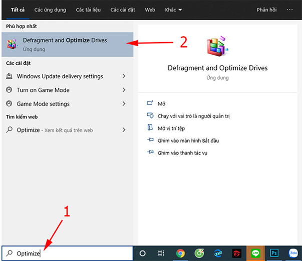 Di chuột đến thanh Start Menu trên thanh công cụ