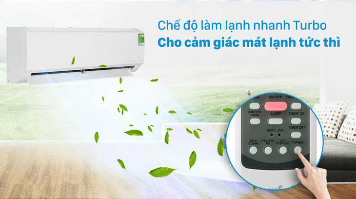 Chế độ Turbo máy lạnh Beko