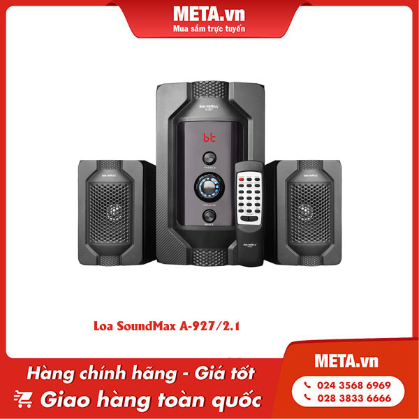 Loa Bluetooth bass mạnh SoundMax A-927/2.1
