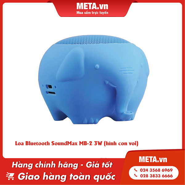 Loa Bluetooth SoundMax MB-2 3W (hình con voi)
