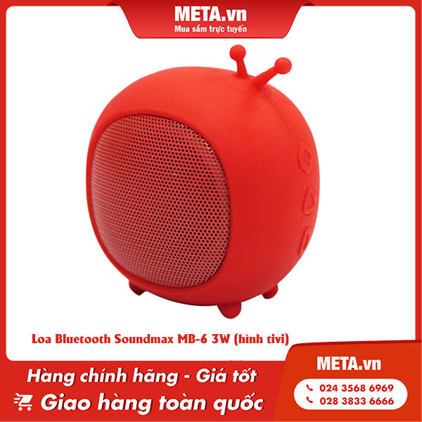 loa Bluetooth Soundmax MB-6 3W hình tivi