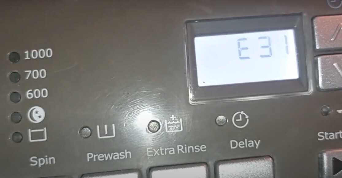 Lỗi E31 máy giặt Toshiba là gì?
