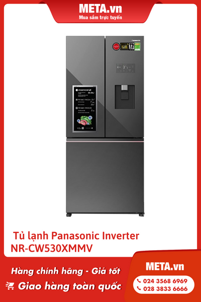 Tủ lạnh Panasonic Inverter 495 lít NR-CW530XMMV