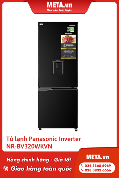 Tủ lạnh Panasonic Inverter 290 lít NR-BV320WKVN