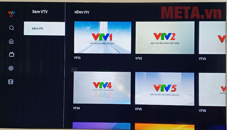 Xem phim trên ứng dụng VTV Go tivi Samsung