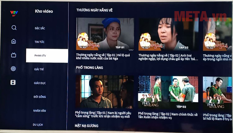 Cách xem video VTV Go trên tivi Samsung