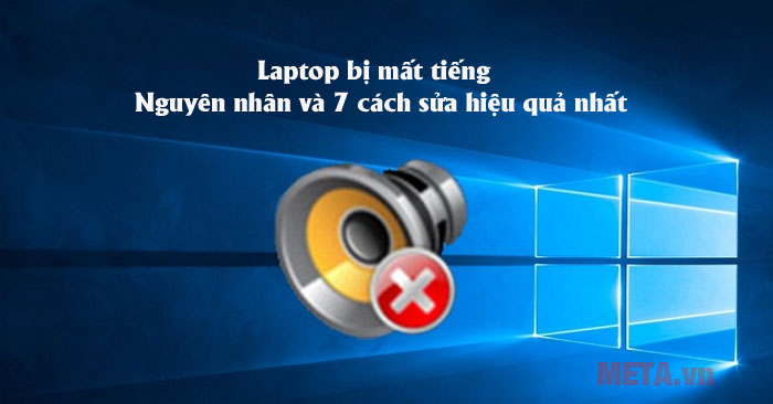 Laptop bị mất tiếng