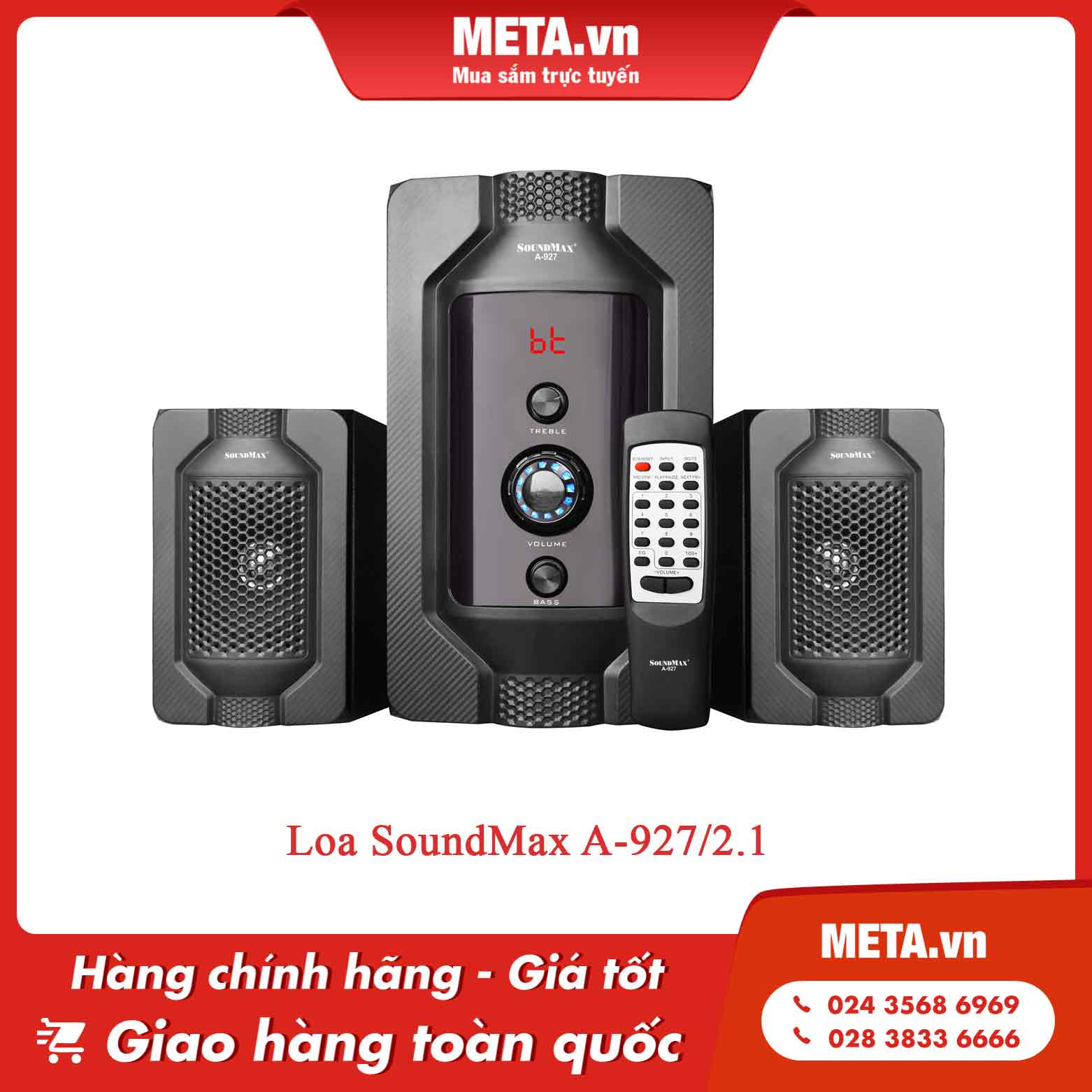 Loa phòng khách SoundMax A-927/2.1