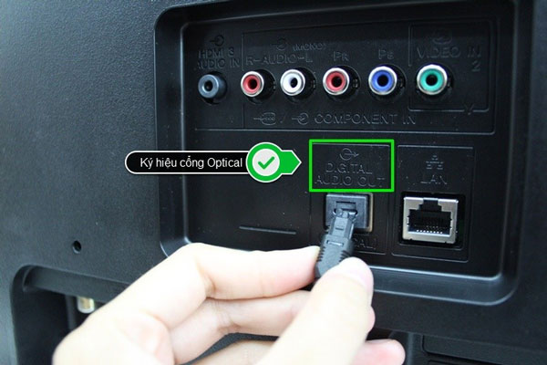 Cách kết nối tivi Samsung với loa ngoài