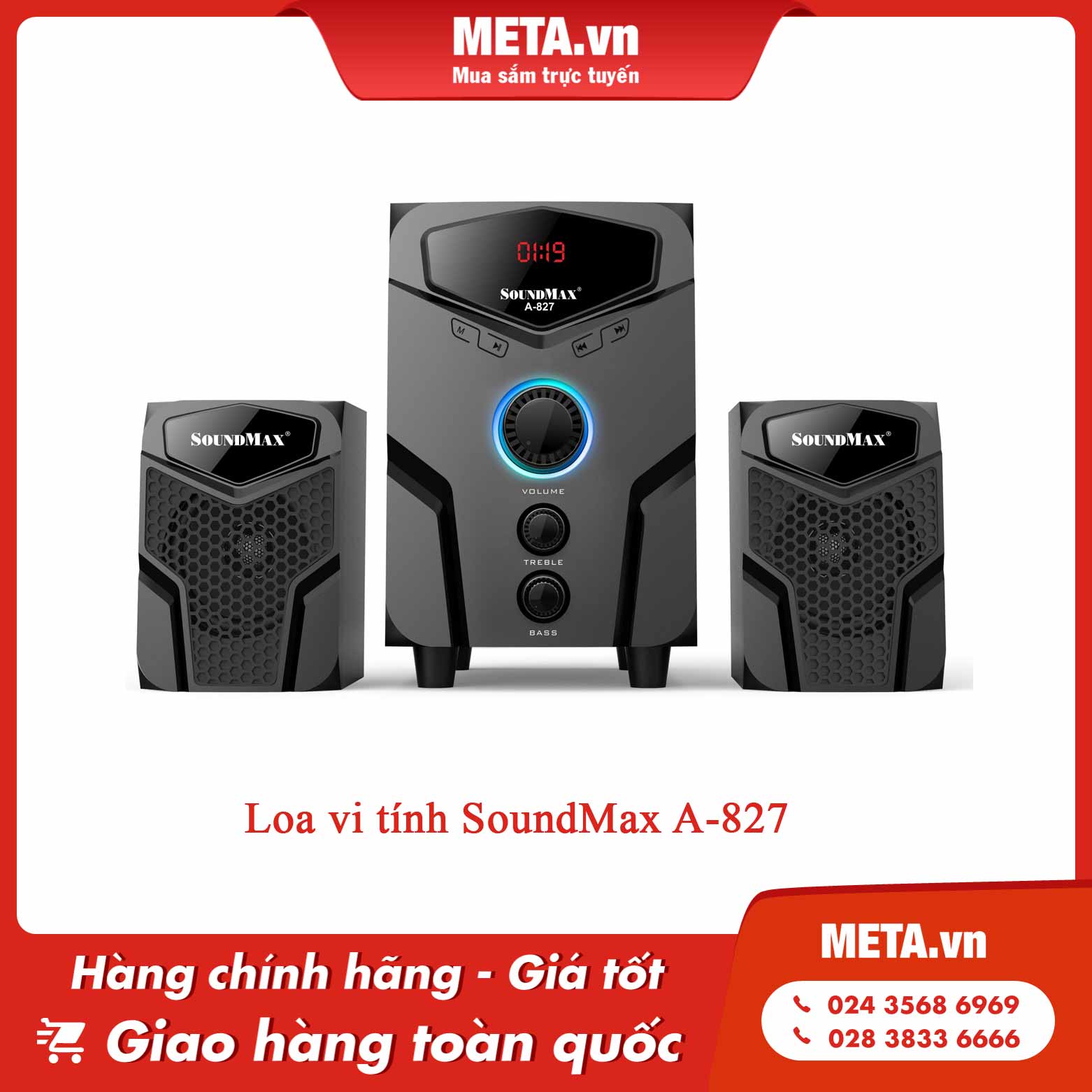 Loa vi tính SoundMax A-827