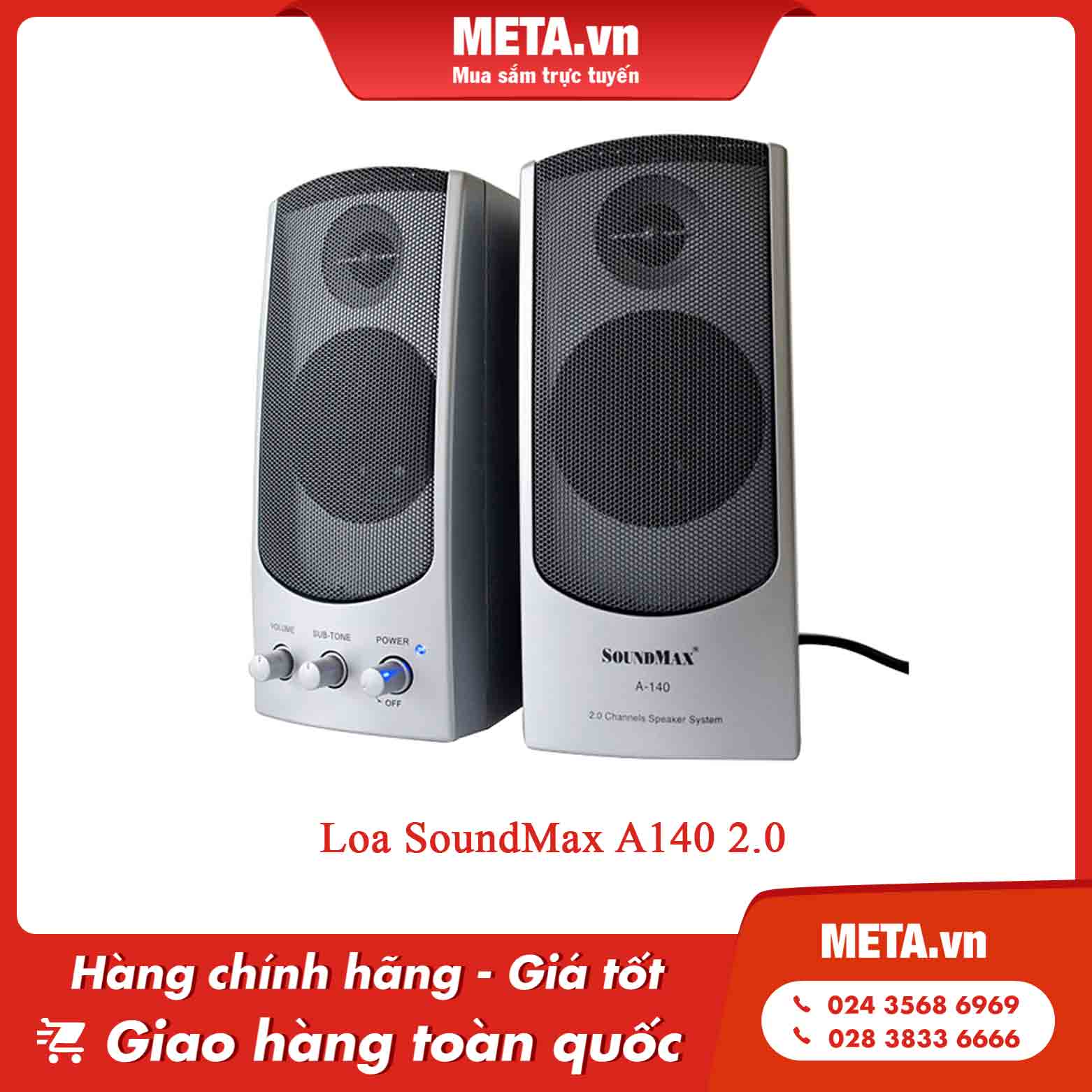 Loa SoundMax A140 2.0