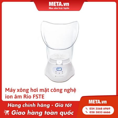 Máy xông hơi mặt công nghệ ion âm kèm chức năng hẹn giờ Rio FSTE