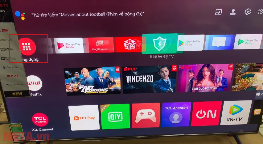 Cách cài đặt VTV Go trên tivi TCL 