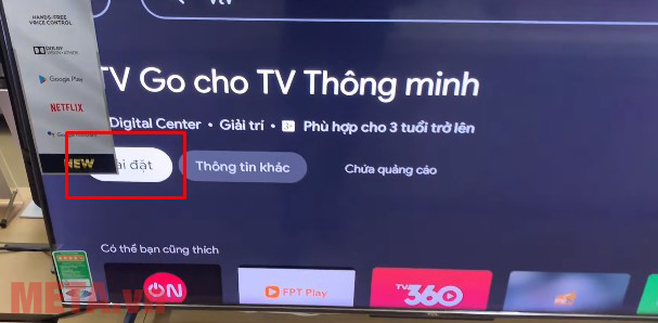 Hướng dẫn cài đặt VTV Go cho tivi TCL