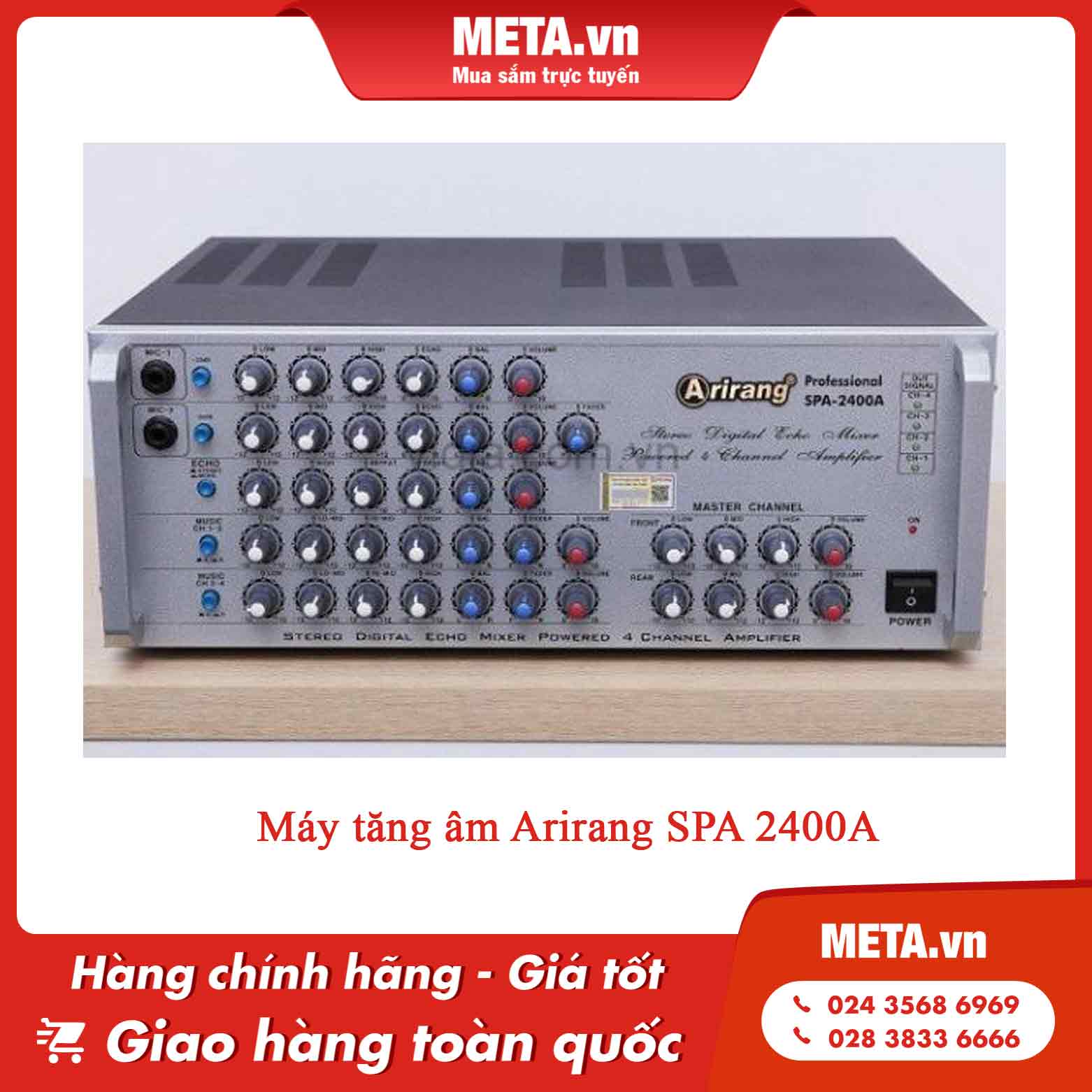 Máy tăng âm Arirang SPA 2400A
