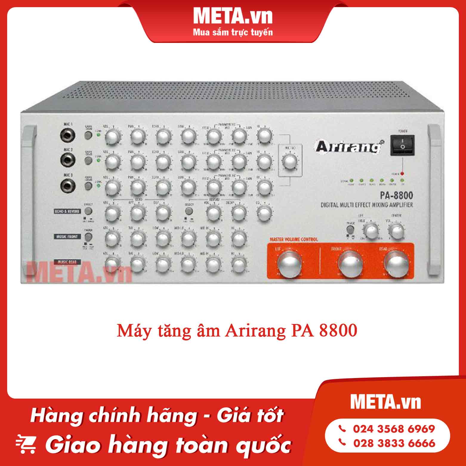 Máy tăng âm Arirang PA 8800
