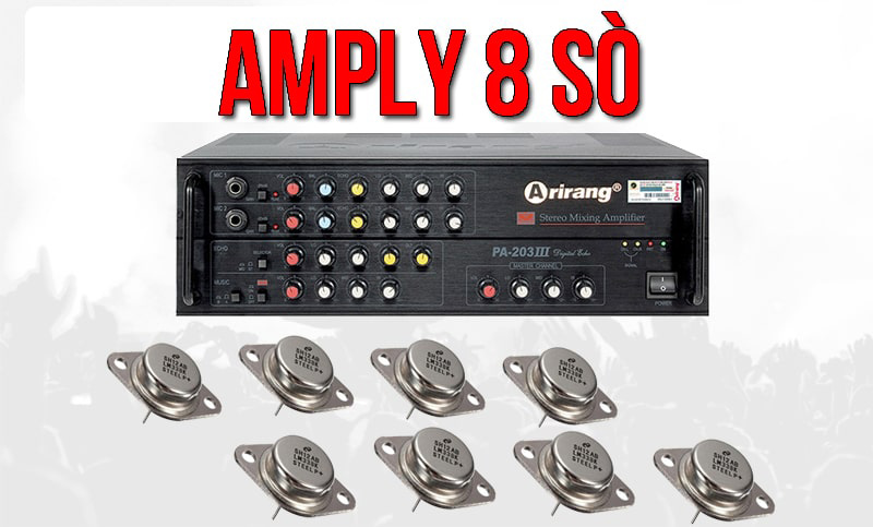 Công suất của amply 8 sò