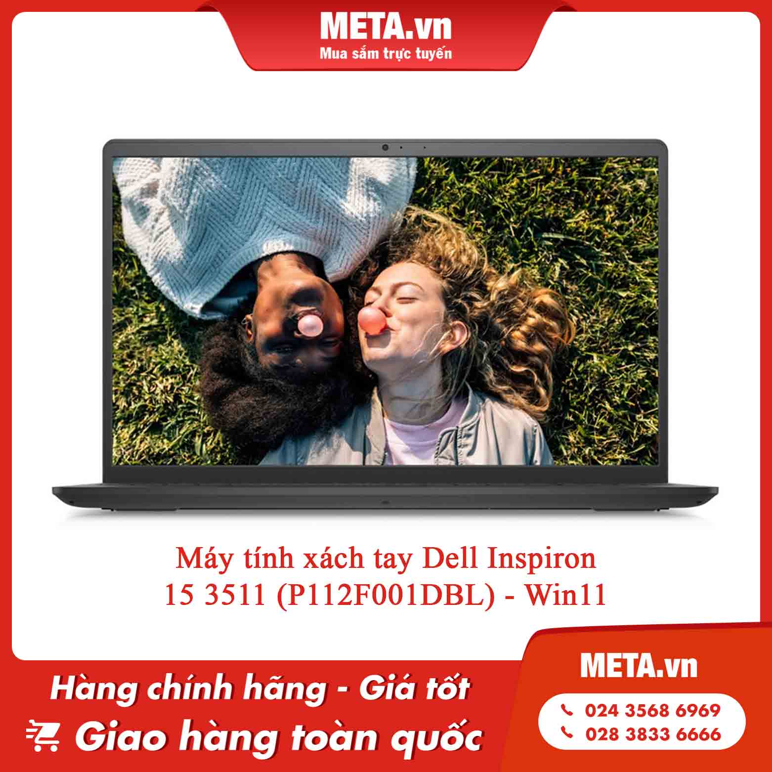 Máy tính xách tay Dell Inspiron 15 3511 (P112F001DBL) - Win11