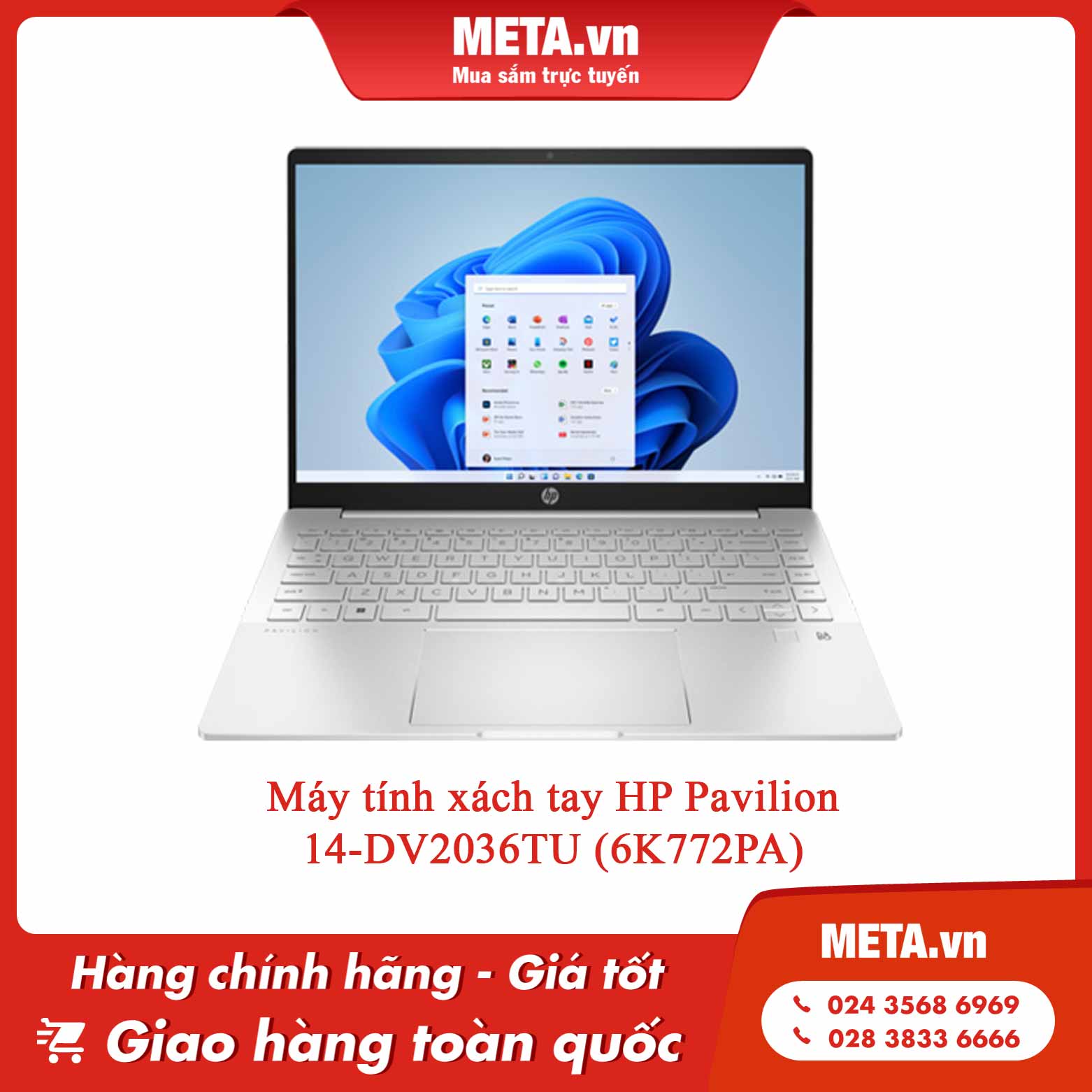 Máy tính xách tay HP Pavilion 14-DV2036TU (6K772PA)