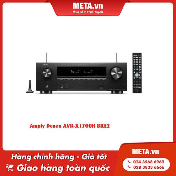 Amply Denon AVR-X1700H BKE2