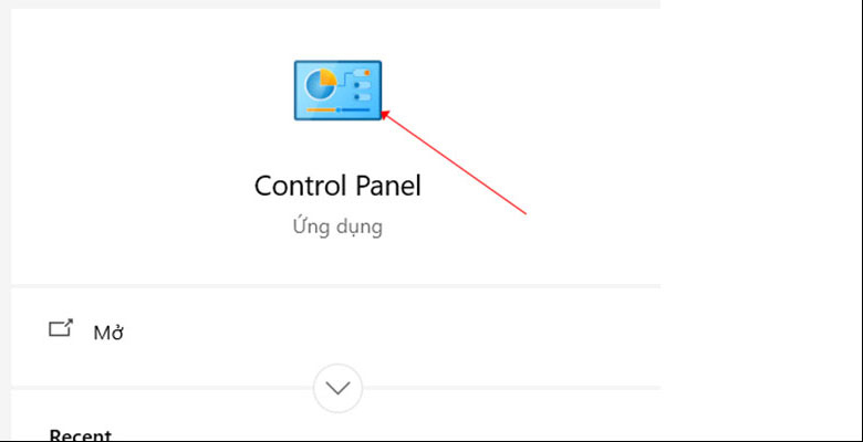 Mở Control Panel -> Chọn Phần cứng và âm thanh (All Control Panel Item)