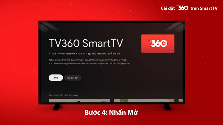 Cách cài TV360 trên TV Sony