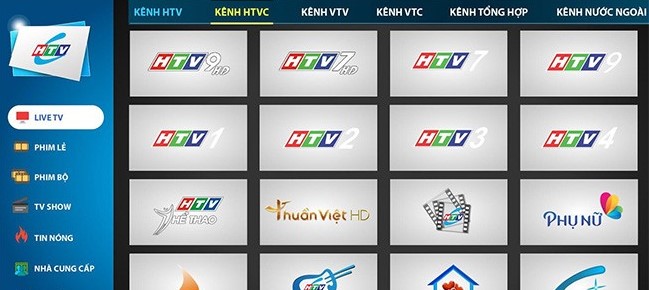 Ứng dụng xem bóng đá trên tivi VTVcab ON