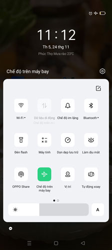 Cách sử dụng chế độ máy bay trên điện thoại Android