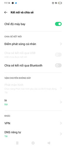 Cách sử dụng chế độ máy bay trên điện thoại Android