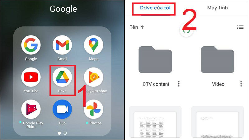Cách kết nối điện thoại với máy tính qua Google Drive