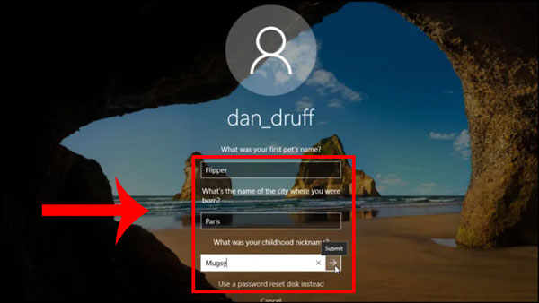 Cách mở laptop khi quên mật khẩu: Đặt lại mật khẩu bằng Local Account