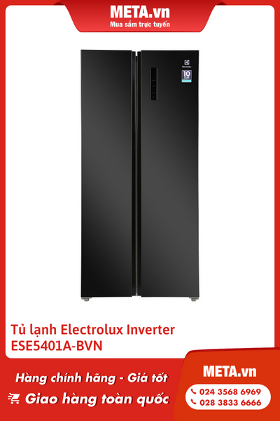 Tủ lạnh side by side 505 lít Electrolux ESE5401A-BVN