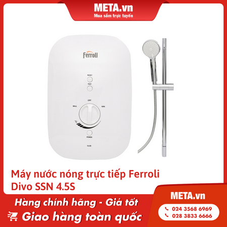 Máy nước nóng trực tiếp Ferroli Divo SSN 4.5S