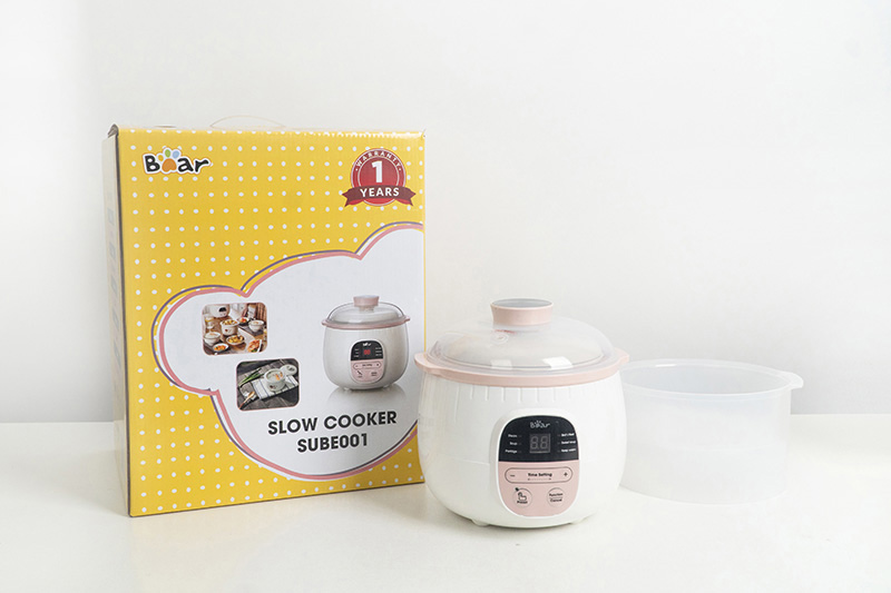 Hướng dẫn cách sử dụng nồi nấu cháo chậm Bear