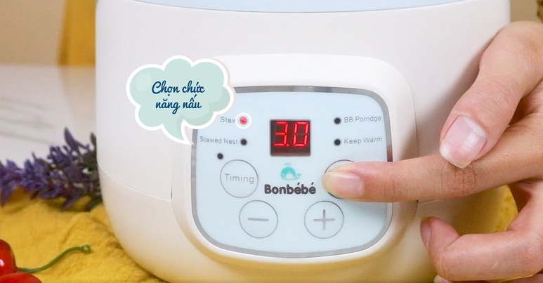 Lưu ý khi sử dụng nồi nấu cháo chậm Bonbébé