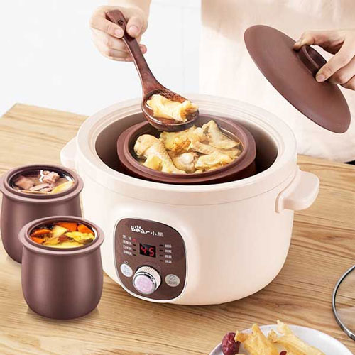 Review nồi nấu cháo chậm Bear
