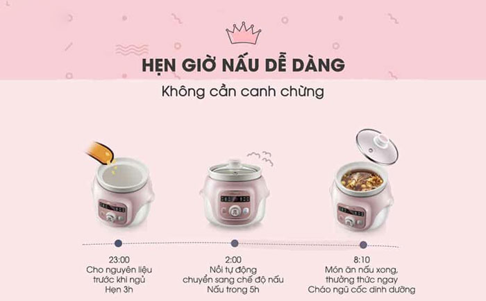 Nồi nấu cháo chậm Bear có tốt không?