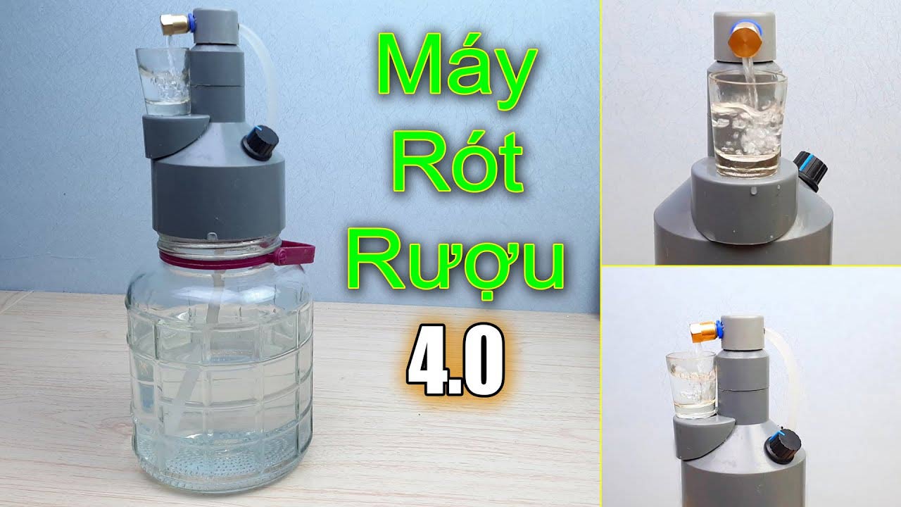 Hướng dẫn cách chế bình rót rượu cảm ứng tại nhà