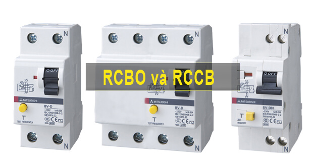 Sự khác nhau giữa RCCB và RCBO 