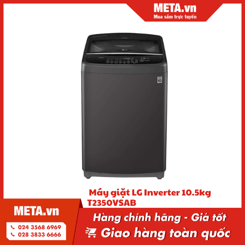 Máy giặt LG Inverter 10.5kg T2350VSAB