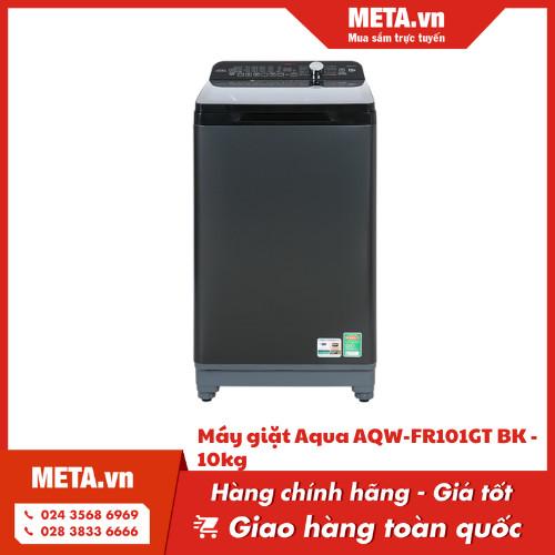 Máy giặt Aqua AQW-FR101GT BK - 10kg