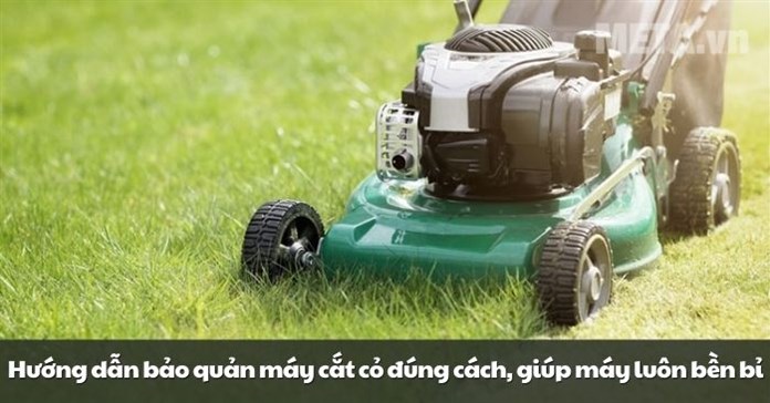 Hướng dẫn bảo quản máy cắt cỏ đúng cách, giúp máy luôn bền bỉ