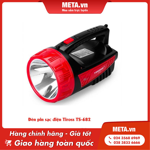 Đèn pin sạc điện Tiross TS-682