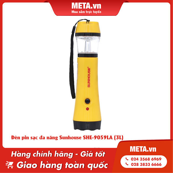 Đèn pin sạc đa năng Sunhouse SHE-9059LA (3L)